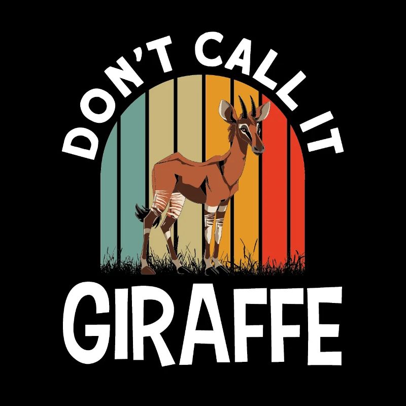 Drôle d’amant d’okapi gardien de zoo