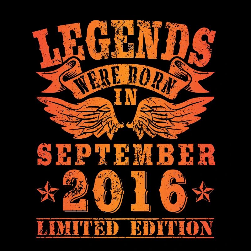 Legends were born in September 2016 Birthday