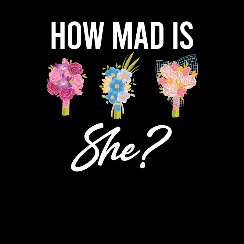 How angry is she? Funny Florist Botanical