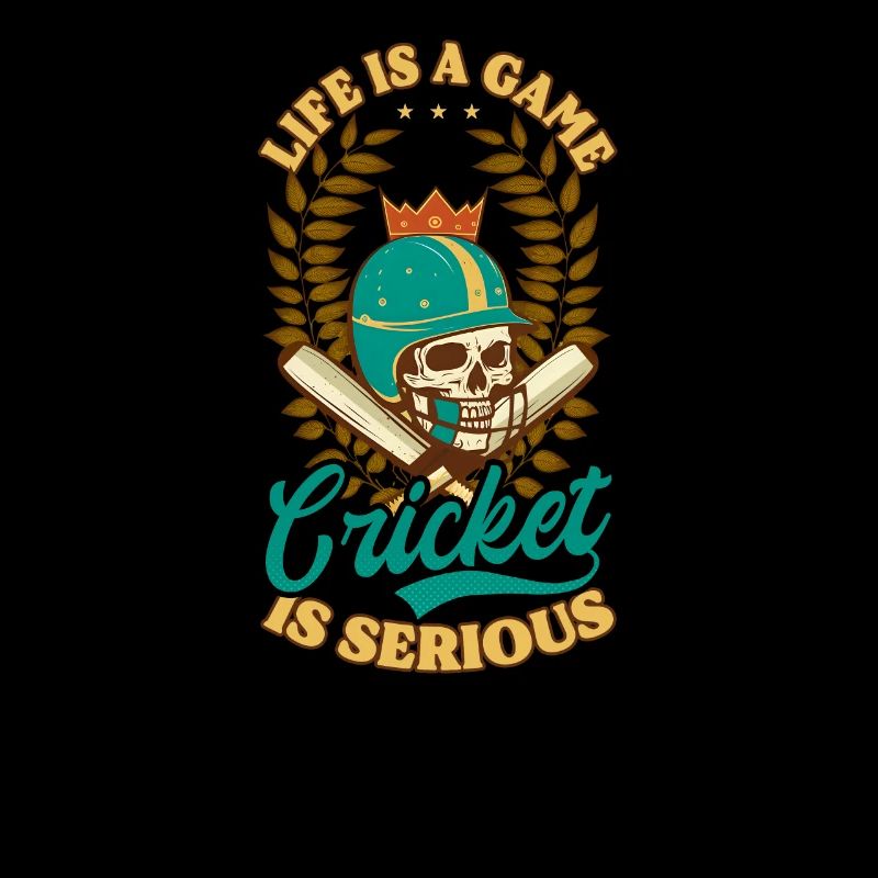Das Leben eines Cricketspielers ist ein Spiel Cricket ist das Leben