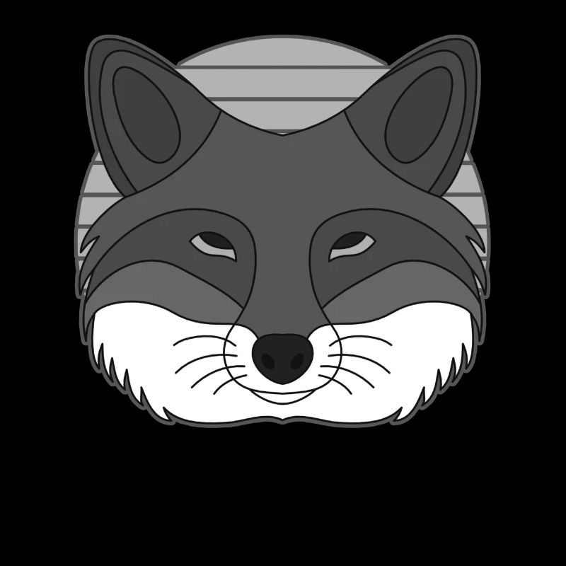 Fuchs Waldtier Design Wildtier Natur Tier