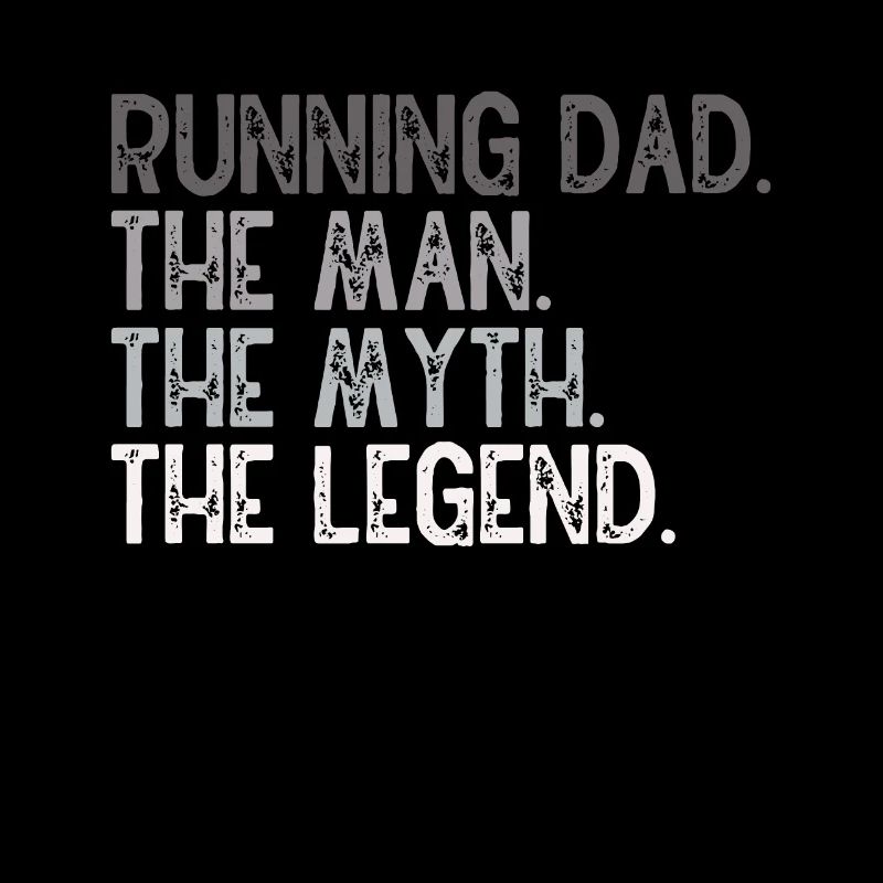 Running Dad Marathon Runner Trainer Marathoner