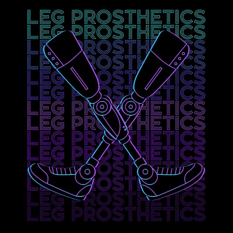 Prothèses de jambes Amputé Amputation Retro