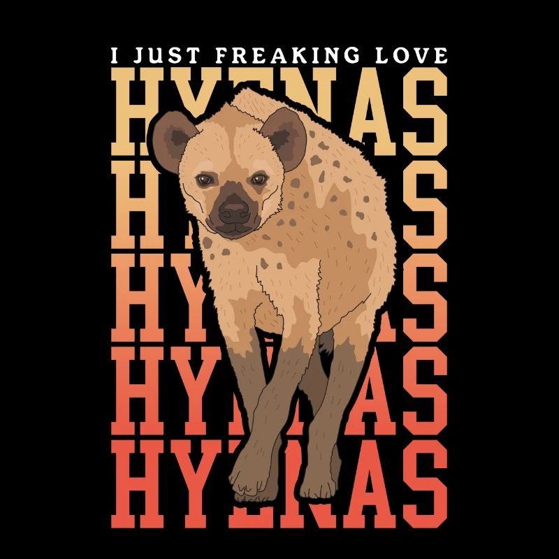 Hyäne Hyänen Tüpfelhyäne Geschenk
