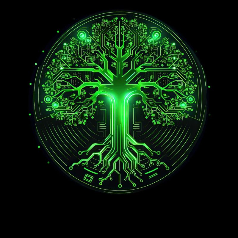 Circuit Board Tree of Life Computer Science Progra