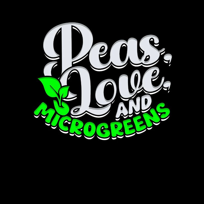 Microgreens, Peas, Love et Microgreens