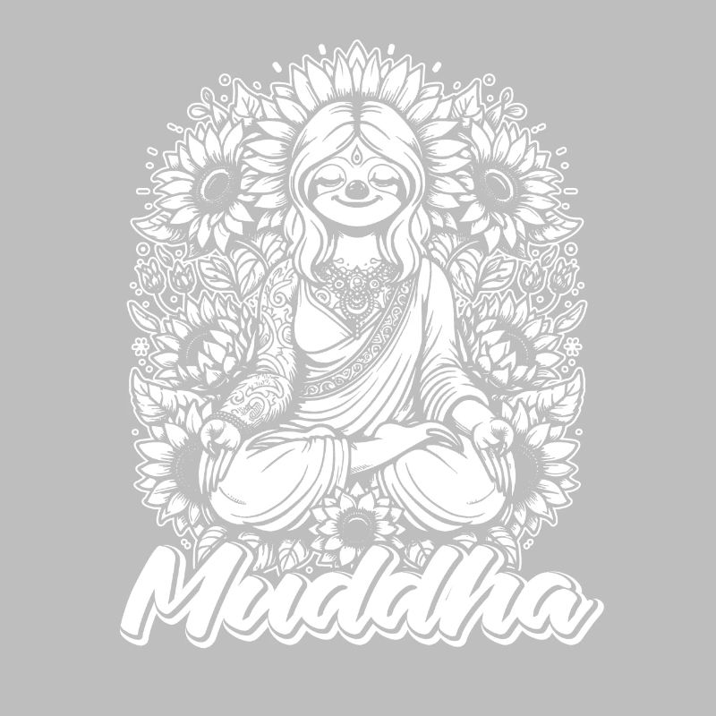 Mama Mutter Faultier Muddha Sunflower Buddha