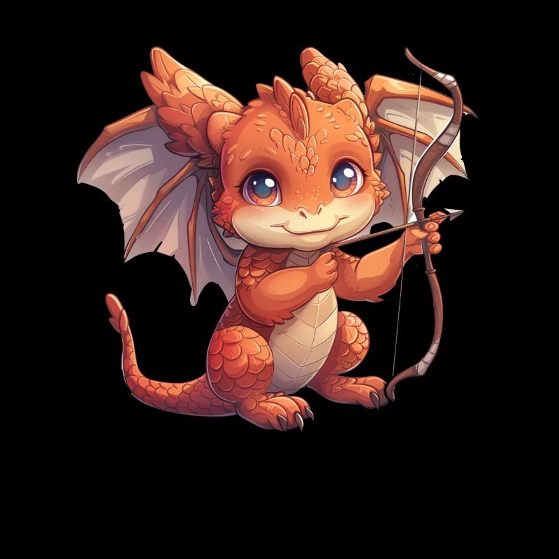Cupidon Dragon amour de la Saint-Valentin