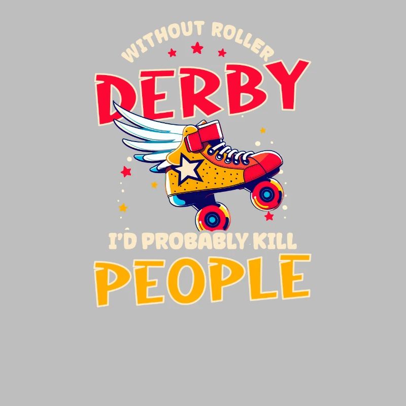 Roller Derby ohne Roller Derby Menschen