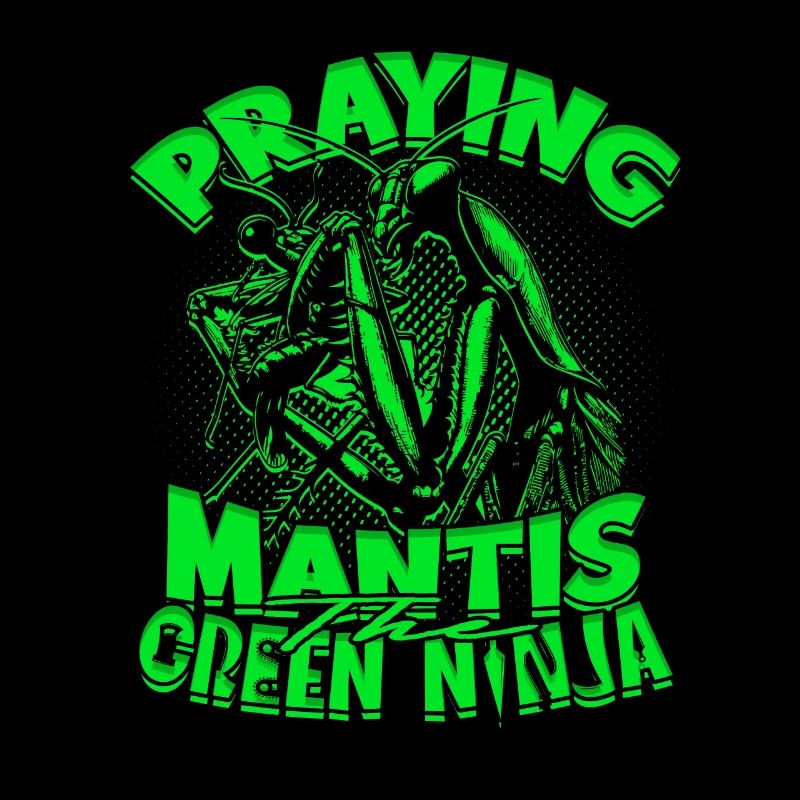 Gottesanbeterin Praying Mantis The Green Ninja