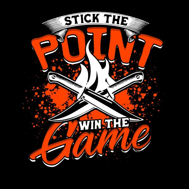 Messerwurf Stick The Point Win The Game