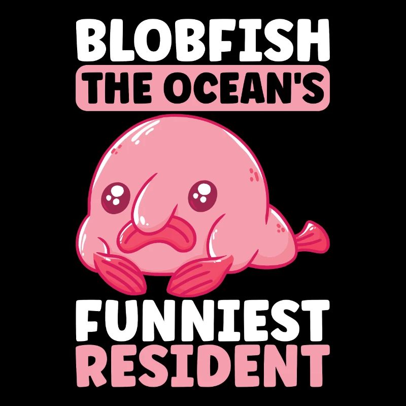 Cute Blob Fish Ugly Fish