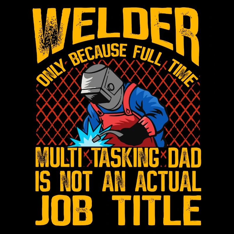 Schweißer nur weil Vollzeit-Multitasking-Vater