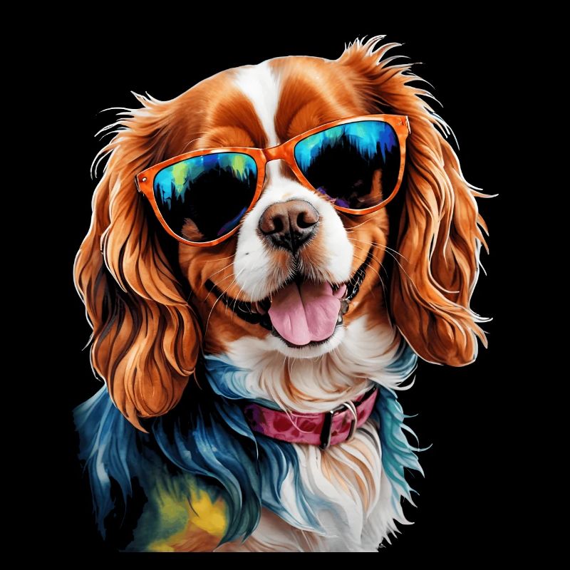 Lunettes de soleil Cavalier King Charles Spaniel Chien