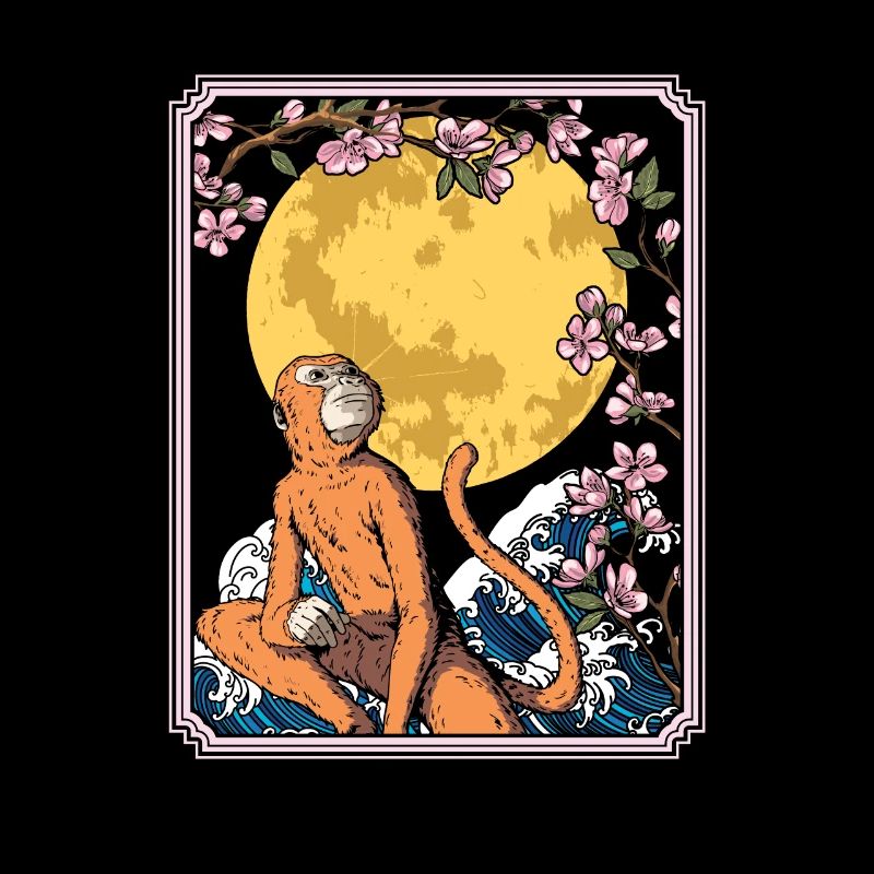 Affe Japan Cherry Blossom Moon