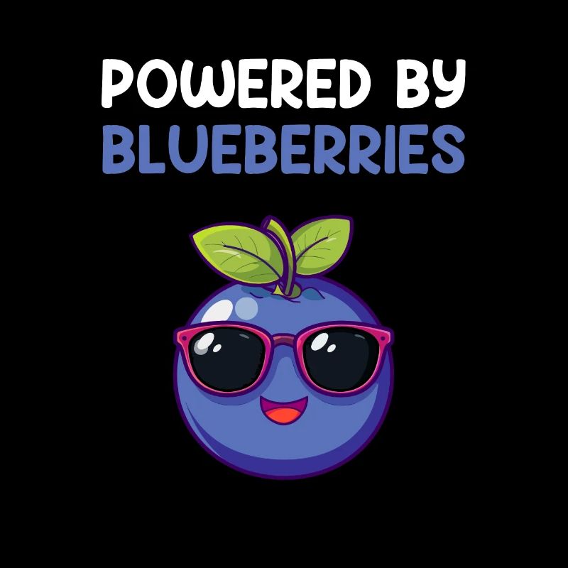 powered by blueberries, blueberry
