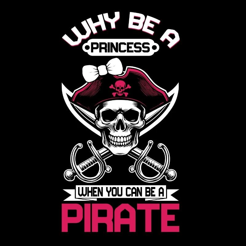 Pirate Princesse Pirate Crâne Croix Os