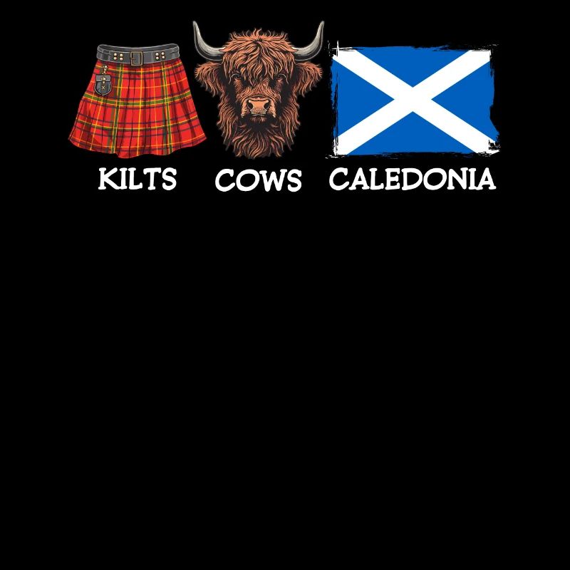 Kilts Cows Caledonia