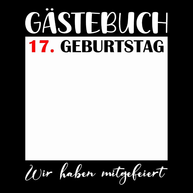17. Geburtstag Mädchen 17 Jahre Jungen Geschenk