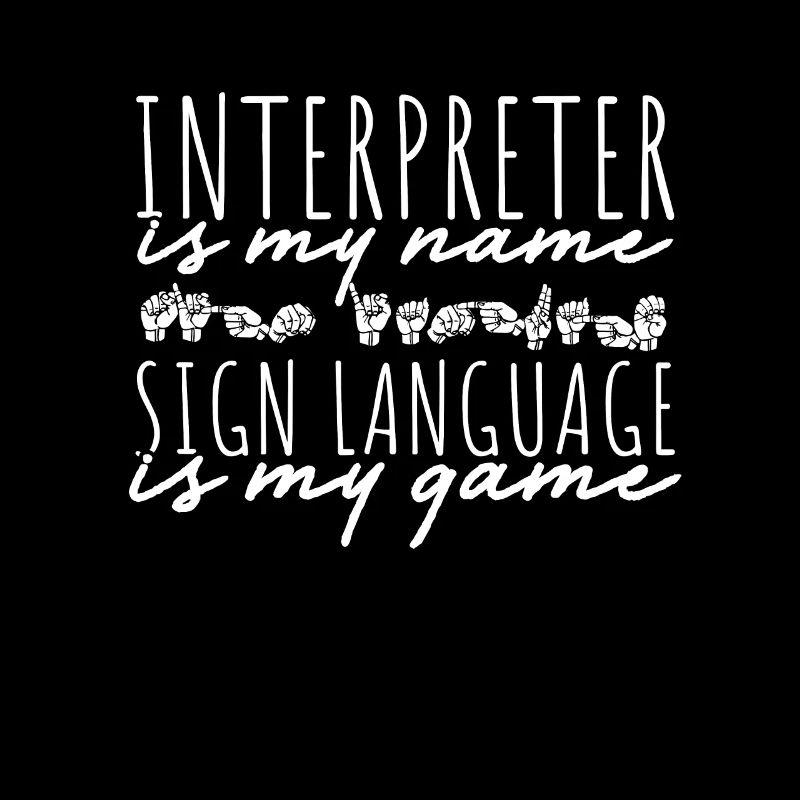 Interprète en langue des signes ASL