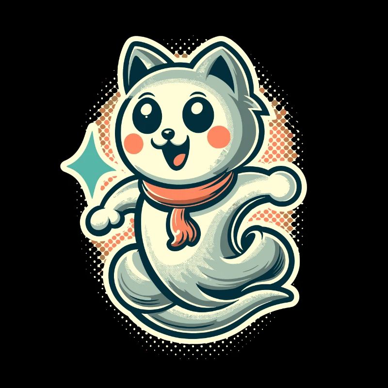 Cute Ghosts Cat Kawaii Ghost Pet