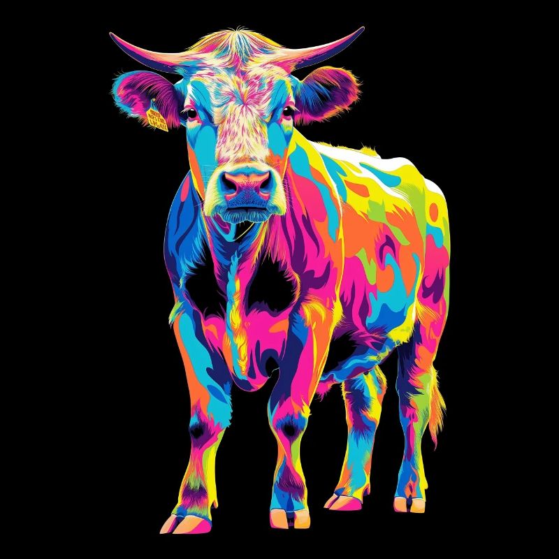 Éleveur de bovins Hereford Popart
