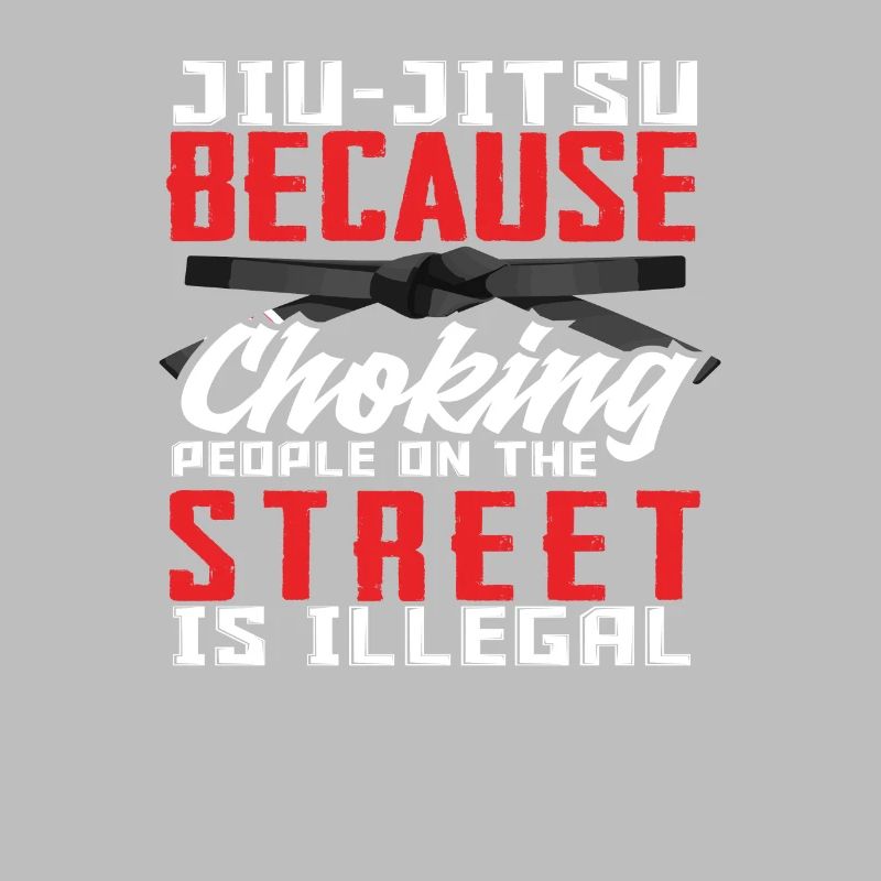 Jiu-jitsu parce que s’étouffer dans la rue est illégal