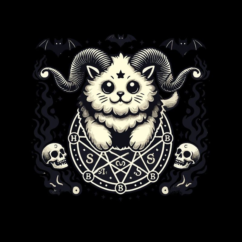 Mignon Lucifer chat drôle chats invocation