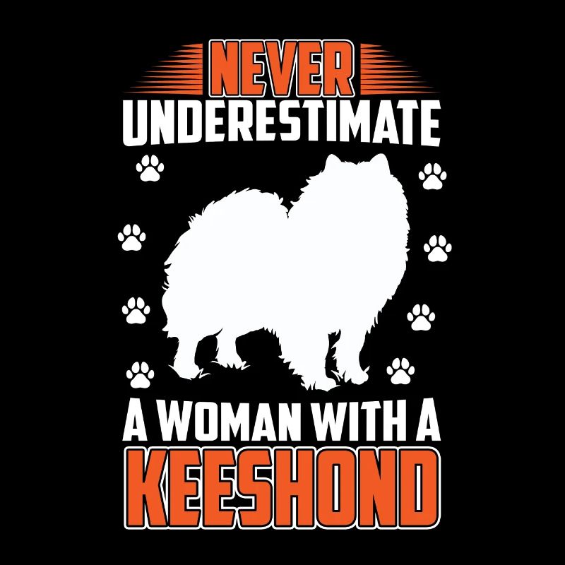Wolfspitz woman with a keeshond