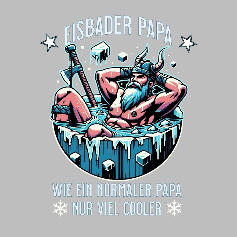 Der Eisbader Papa – Eisbaden im ewigen Eis