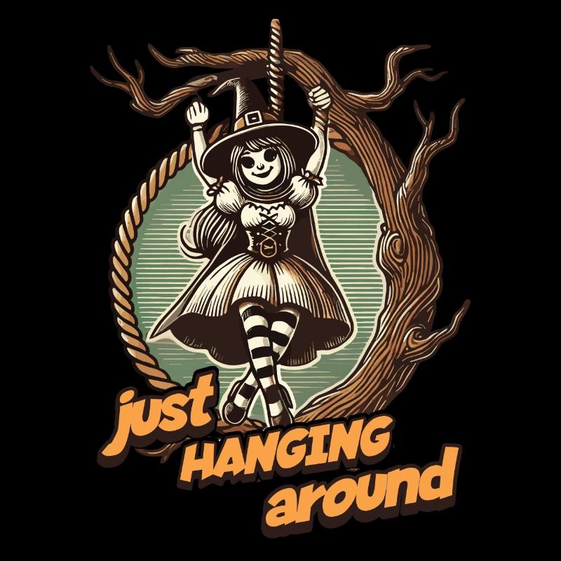 Drôle de dicton d’Halloween juste traîner