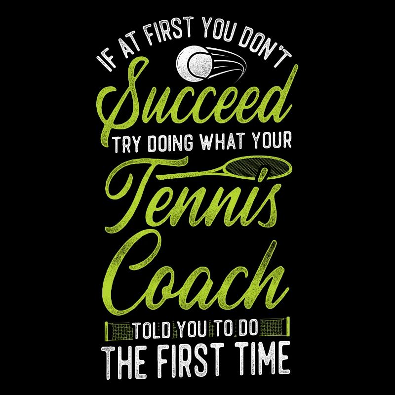Funny Tennis Player Racket Coach