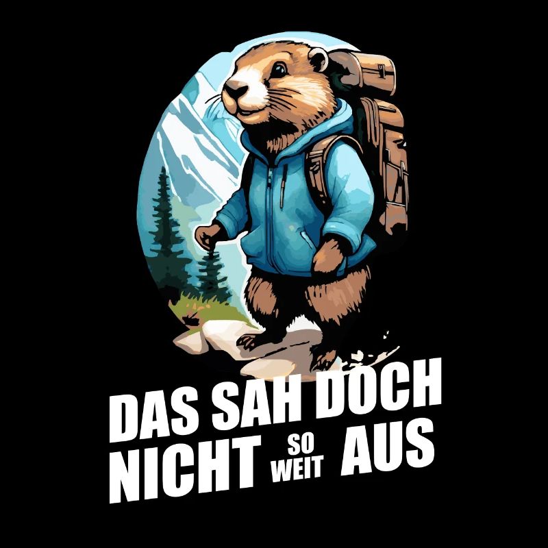 Murmeltier Wanderspruch wandern Berge so weit