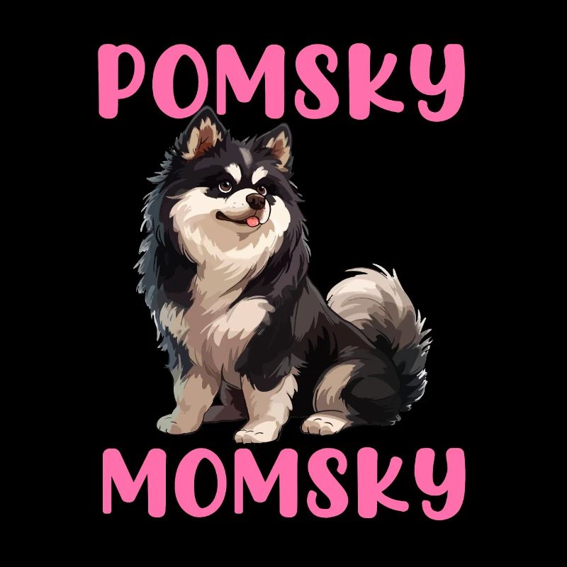 Pomsky Momsky dog