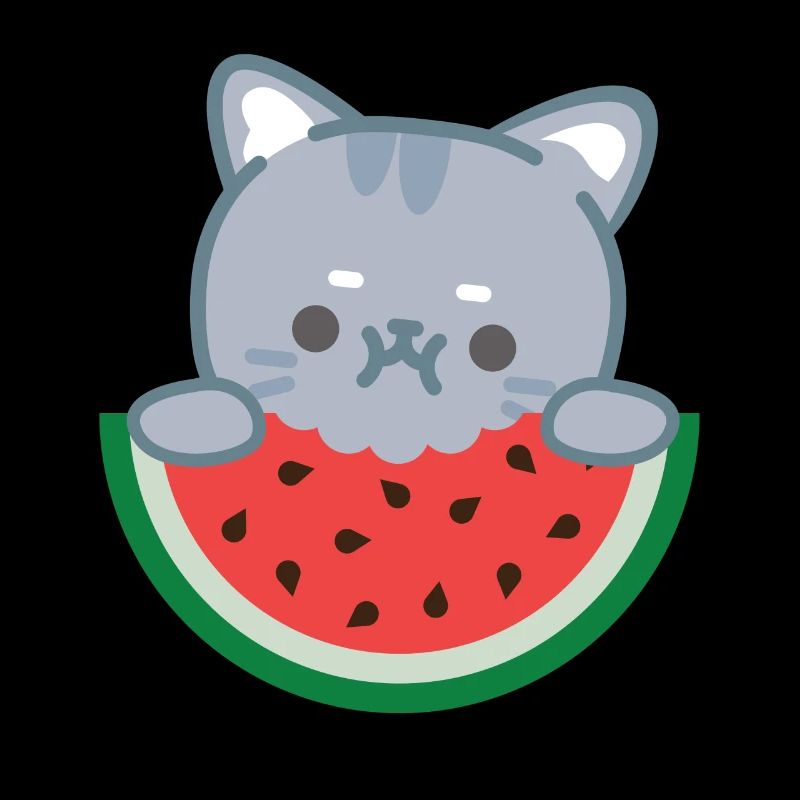 Melon pastèque Fruit d’été Cadeau végétalien