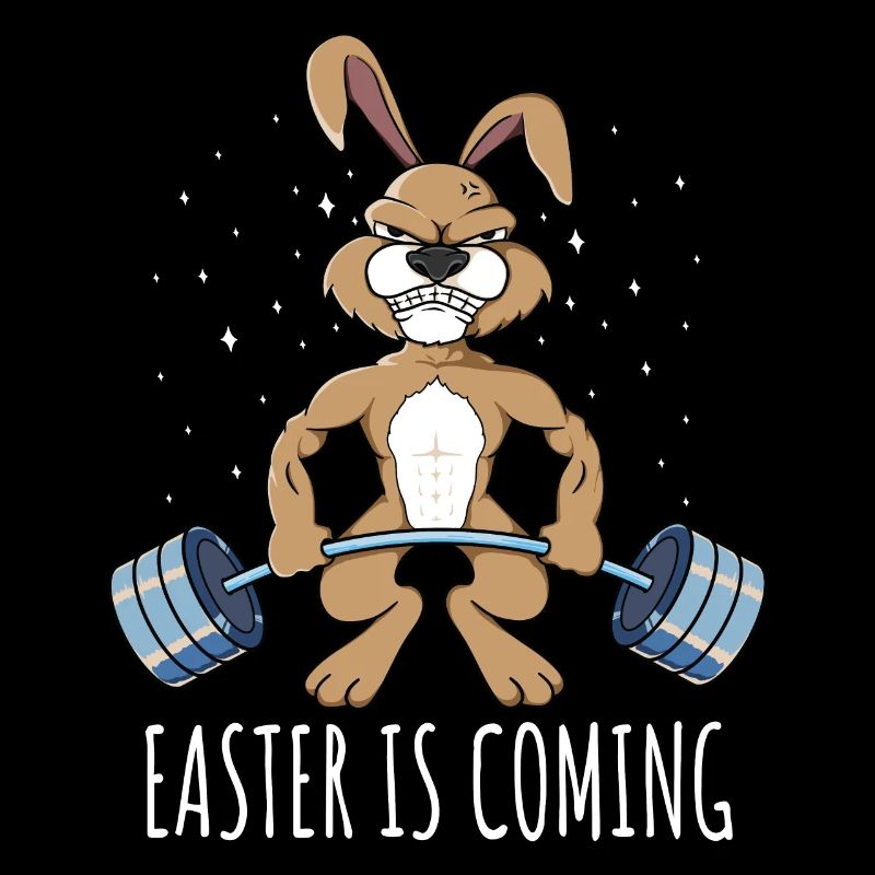 Exercice Lapin de Pâques Joyeuses Pâques Musculation