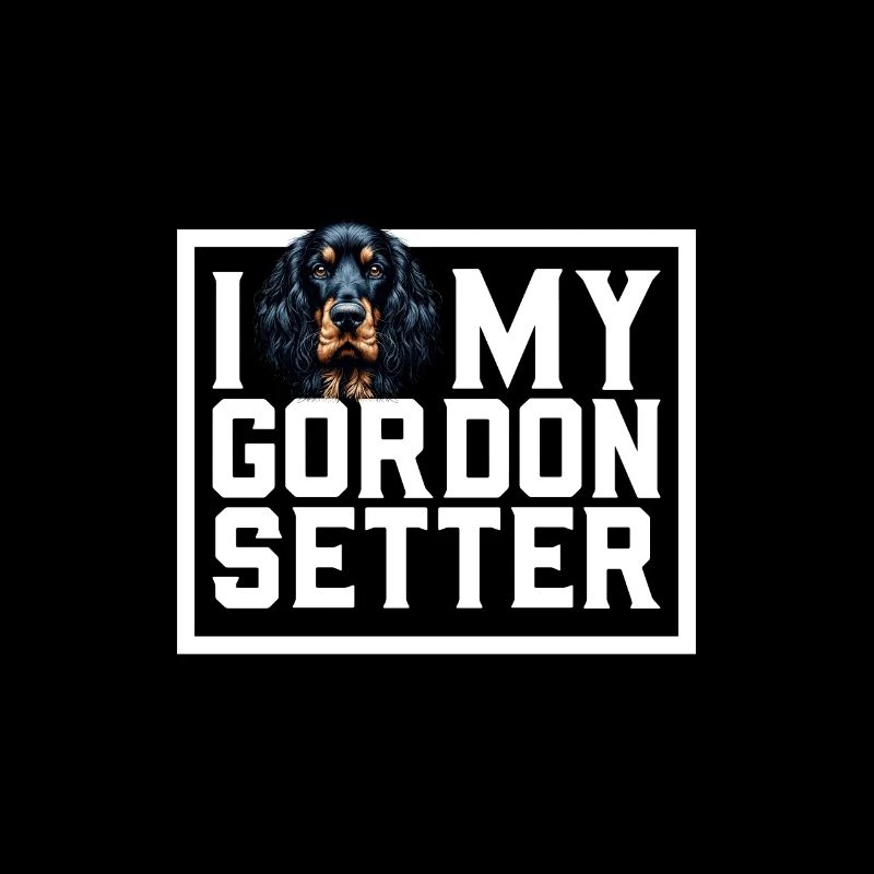 J’adore mon Gordon Setter