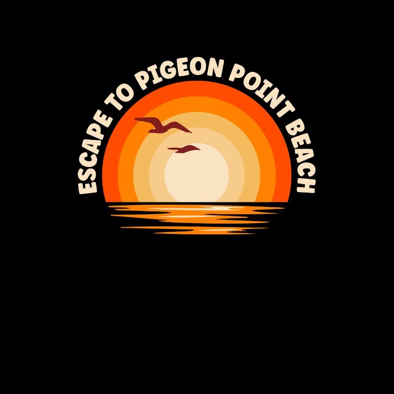 Je fuis vers la plage de Pigeon Point
