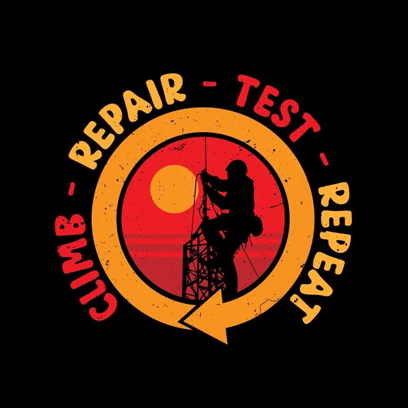 Industriekletterer Climb Repeair Test Repeat