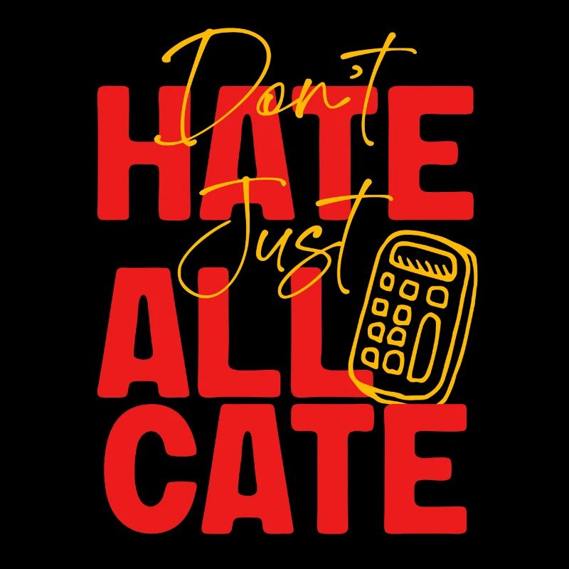 CFO Finanzvorstand Don't Hate Just All Cate