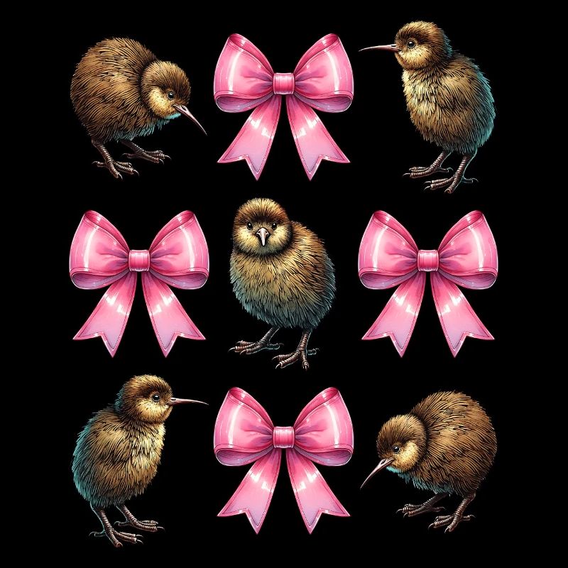 Coquette Bogen Kiwi Vogel Mama Muttertag rosa