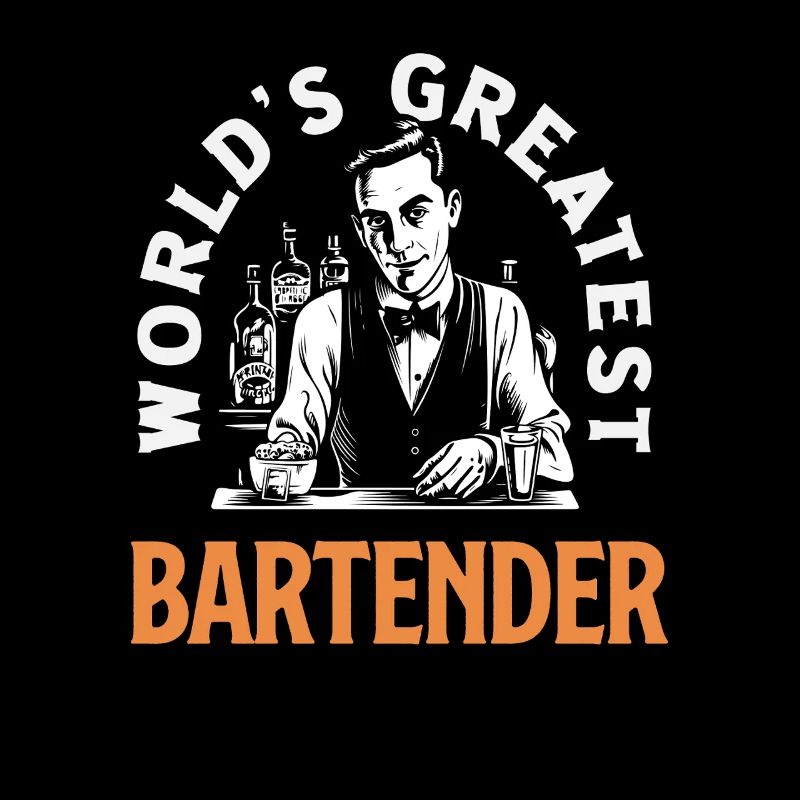 Weltbester Barkeeper Kunstwerk