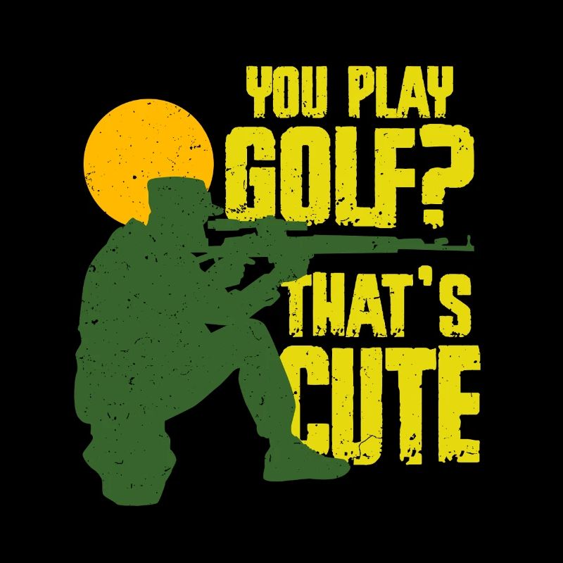Tir à longue distance Vous jouez au golf ? C’est mignon