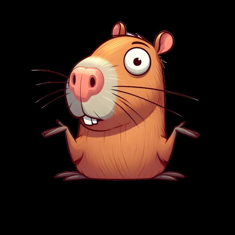 Capybara confus