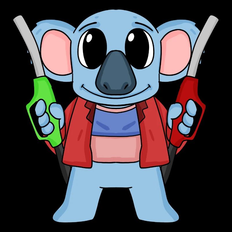 Préposé à la station-service Station d’essence Koala