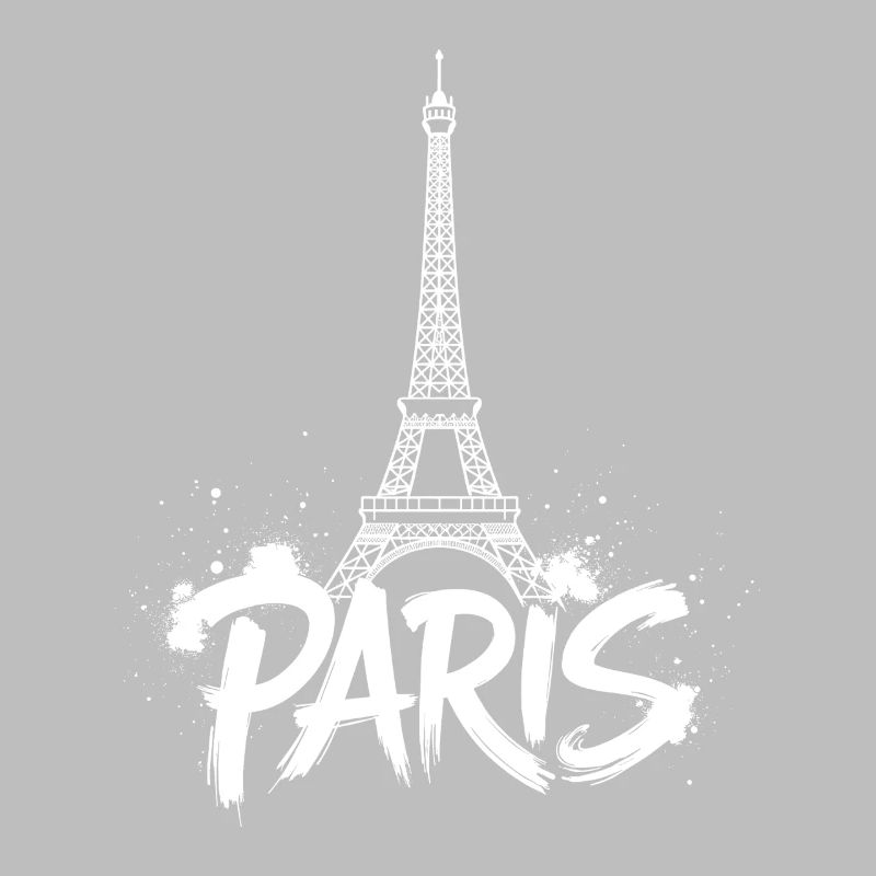 Eiffel Tower Pop Art Night Scene