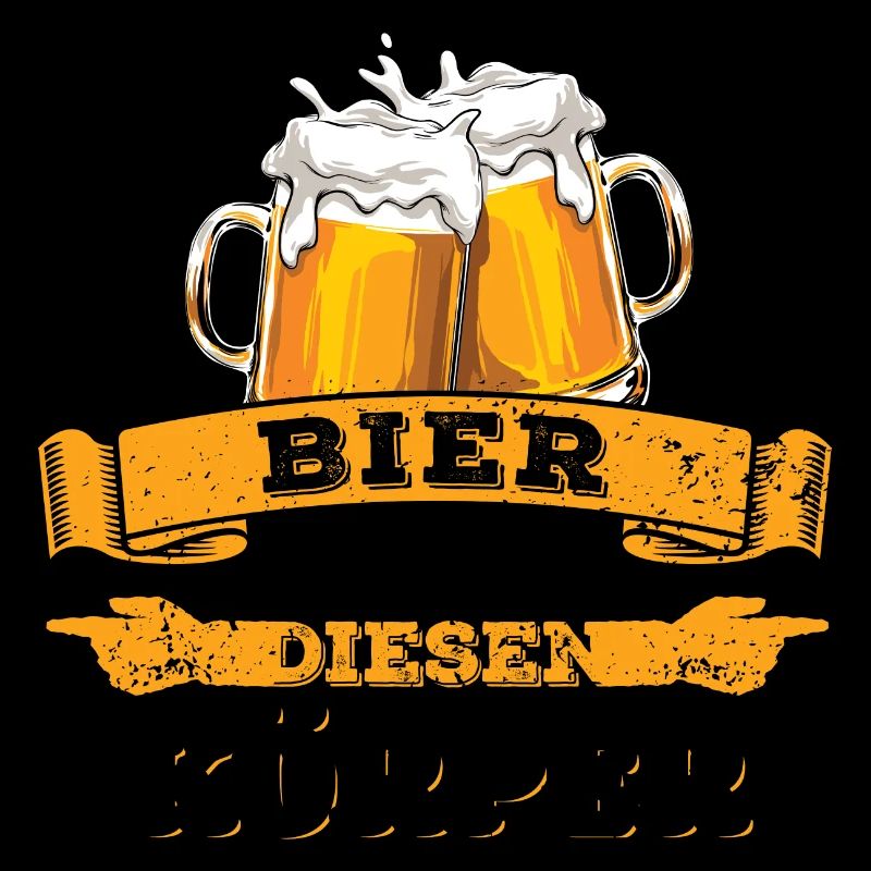 Bier formte diesen Körper Biertrinker - Männertag