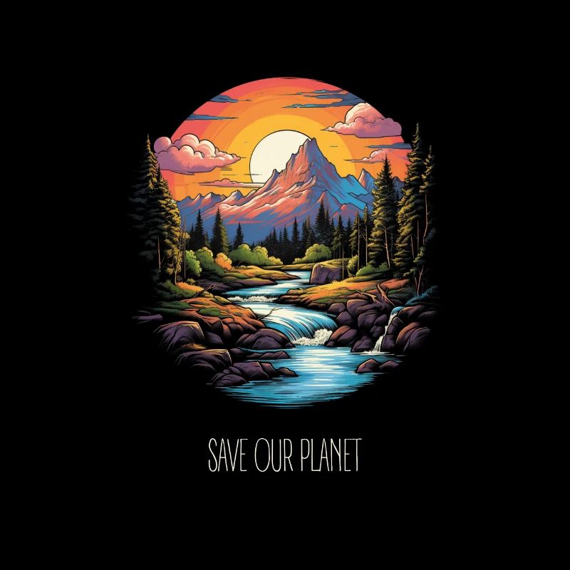Save our planet - Environmental protection Climate protection