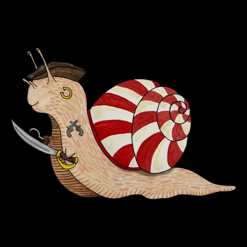 pirate snail, pirate snail, buccaneer