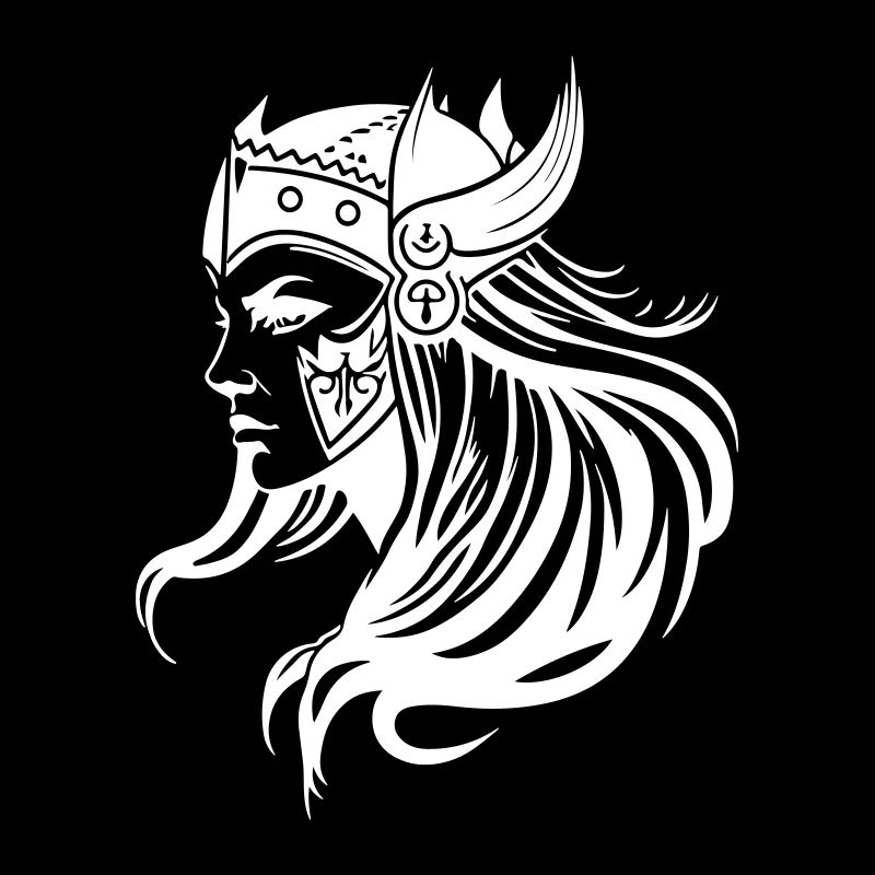 Wikinger Frau Kriegerin Viking